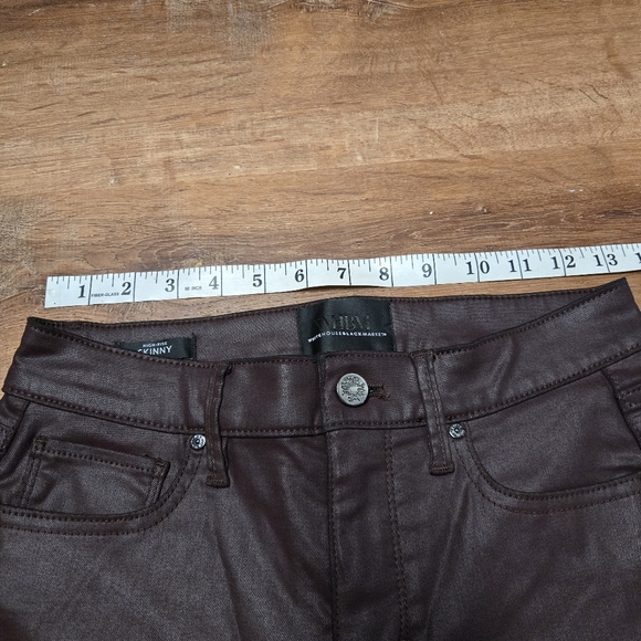 White House Black Market Burgundy Skinny Jeans Size 2 Petite - Picture 3 of 7